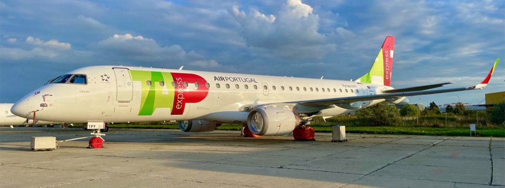 Nedeľník 40/2022 CS-TPY Embraer ERJ-190AR TAP Express opby Portugália