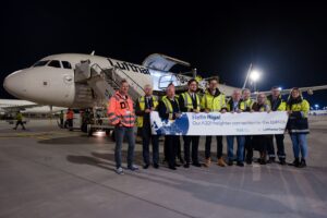 Prvý prílet nákladného Airbusu A321F spoločnosti Lufthansa Cargo (c)riga-airport.com