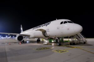 Prvý prílet nákladného Airbusu A321F spoločnosti Lufthansa Cargo (c)riga-airport.com