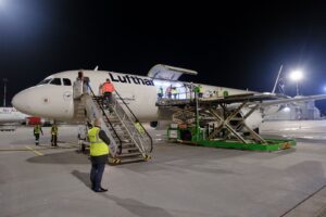 Prvý prílet nákladného Airbusu A321F spoločnosti Lufthansa Cargo (c)riga-airport.com