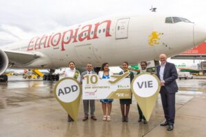 Ethiopian Airlines oslávili 10 rokov priamych letov z Addis Abbeby do Viedne (c)ethiopianairlines.com