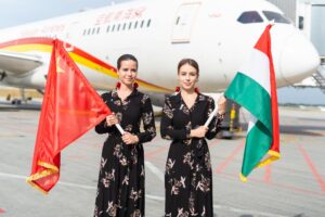 Hainan Airlines zahájili lety z Shenzhenu do Budapešti.