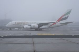 Emirates vrátili na linku z Dubaja do Prahy Airbus A380 (c)prg.aero