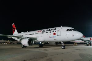 Prvý let Air Albania z Tirany do Viedne (c)viennaiarport.com