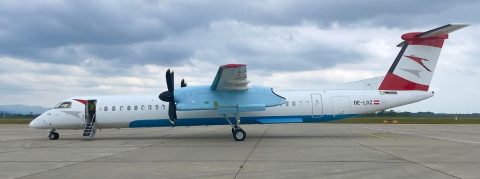 OE-LGZ Bombardier DHC-8-402Q Dash 8 EIC Aircraft Leasing © P. Marianic