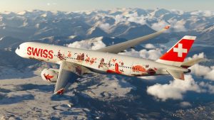 SWISS predstavuje špeciálnu „Wanderlust“ livery na prvom Airbuse A350 (c)swiss.com