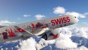 SWISS predstavuje špeciálnu „Wanderlust“ livery na prvom Airbuse A350 (c)swiss.com